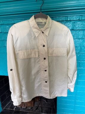 Button-Front Cream Women's Shirt - Josephine